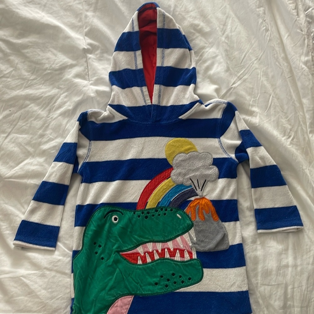 Mini Boden Toweling Hoodie